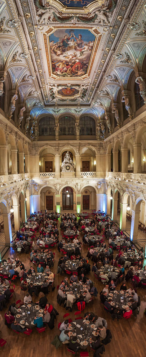 diner de gala salle Corbeille Lyon Palais Bourse